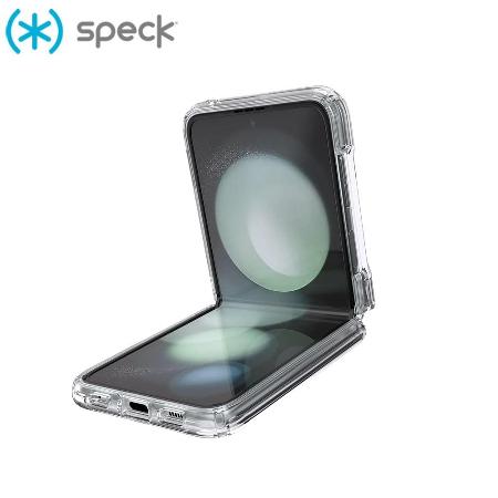 Speck Presidio Perfect-Clear fold 三星Galaxy Z Flip5 透明折疊防摔保護殼✿80D024
